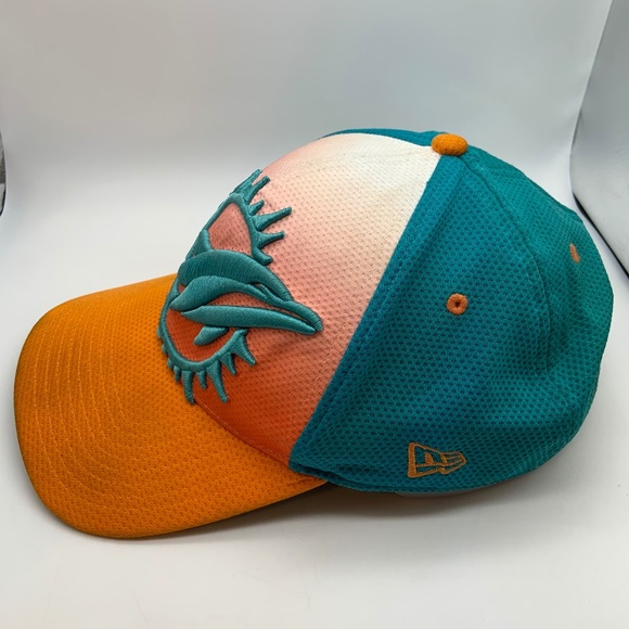 New Era 39Thirty Miami Dolphins Embroidered Logo NFL Hat Size Large-XLarge - Picture 6 of 15